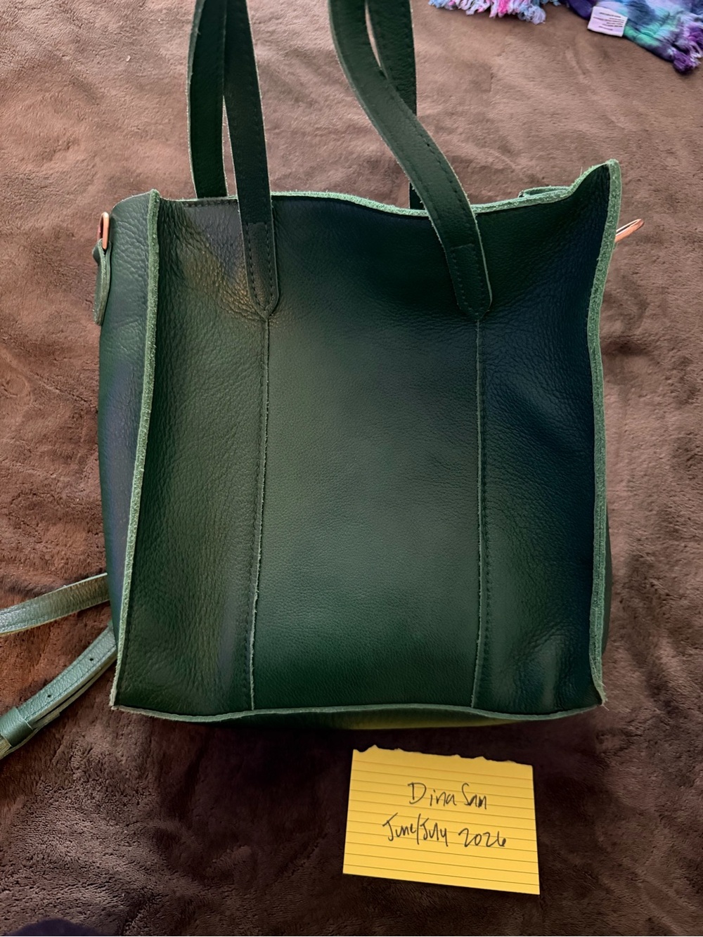Portland Leather Goods Bacalar North South Lola Tote - Picture 3 of 4